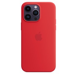 🔥Offerta! Custodia MagSafe Silicone iPhone 14 Pro Max Rosso💥