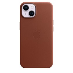 🔥Offerta! Custodia MagSafe Pelle iPhone 14 Umber💥