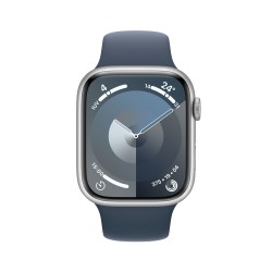 🔥Offerta! Watch 9 Alluminio 45 Argento Blu M/L💥