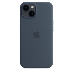 🔥Offerta! Custodia Silicone iPhone 14 Blu💥