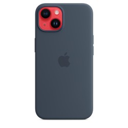 🔥Offerta! Custodia Silicone iPhone 14 Blu💥