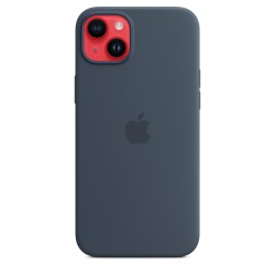 🔥Offerta! Custodia Silicone iPhone 14 Plus Blu💥