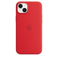 🔥Offerta! Custodia Silicone iPhone 14 Plus Rosso💥