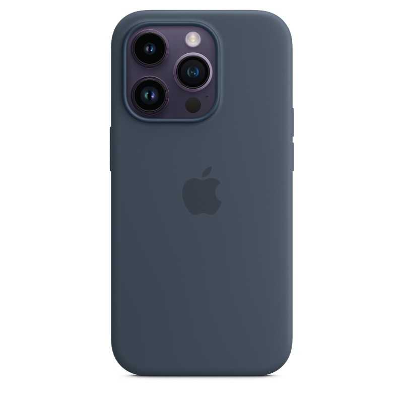 🔥Offerta! Custodia Silicone iPhone 14 Pro Blu💥