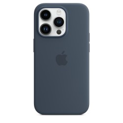 🔥Offerta! Custodia Silicone iPhone 14 Pro Blu💥