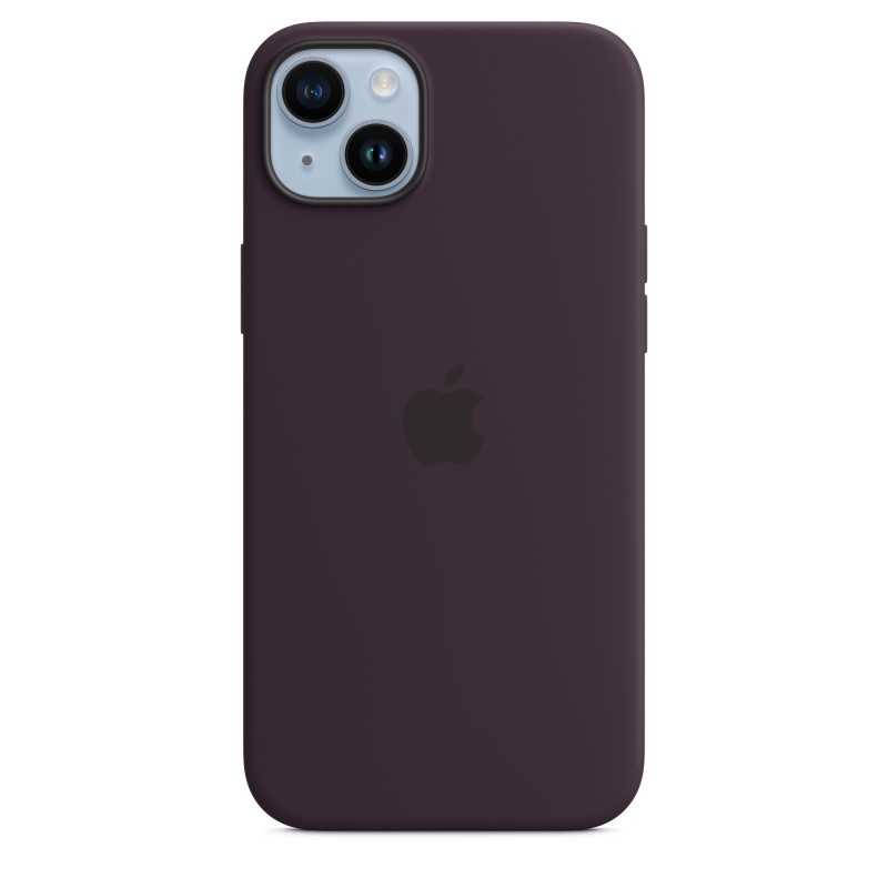 🔥Offerta! Custodia Silicone iPhone 14 Plus Elderberry💥