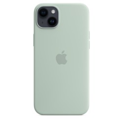 🔥Offerta! Custodia Silicone iPhone 14 Plus Verde💥