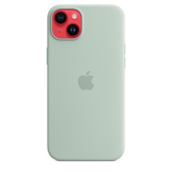 🔥Offerta! Custodia Silicone iPhone 14 Plus Verde💥