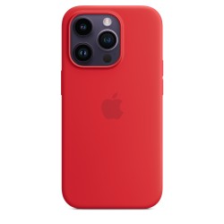 🔥Offerta! Custodia Silicone iPhone 14 Pro Rosso💥