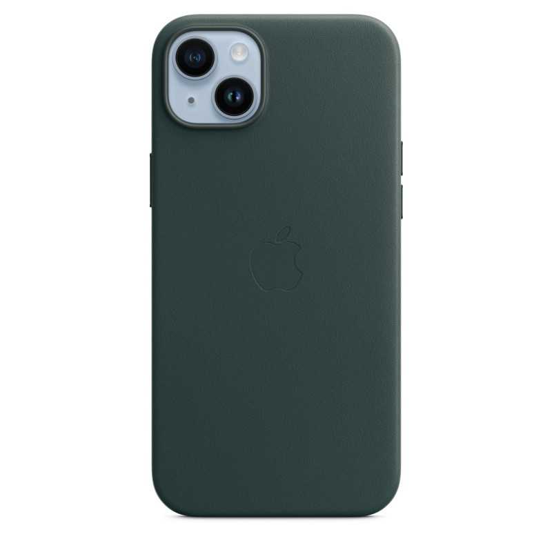 🔥Offerta! Custodia Pelle iPhone 14 Plus Verde💥