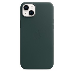 🔥Offerta! Custodia Pelle iPhone 14 Plus Verde💥